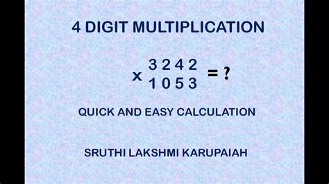 4 digit multiplication vedic maths